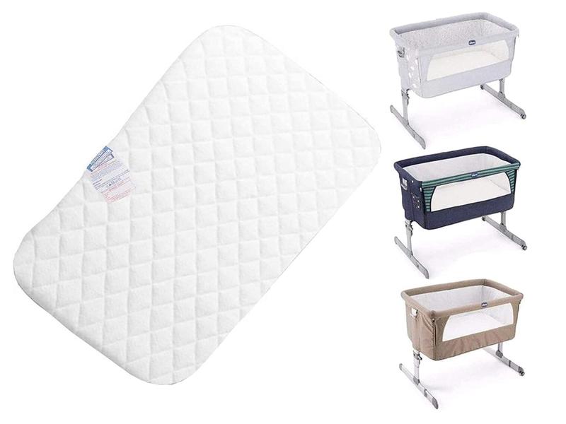 Next to me chicco Deluxe Crib Mattress Compatible Bedside Crib Next2Me (83 x 50 x 5 cm) 3