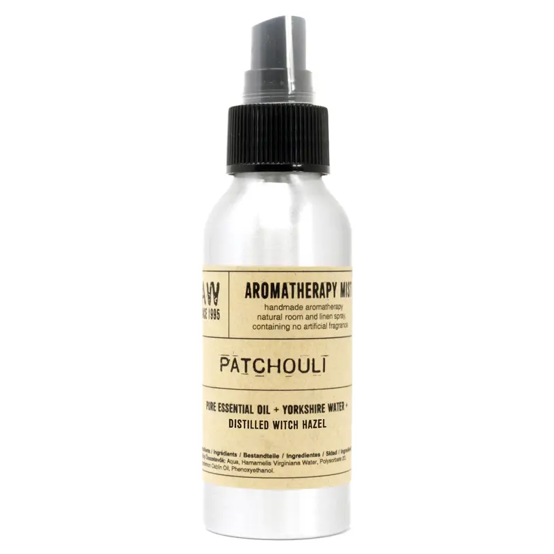 Patchouli Essential Oil Spray -Yorkshire Water Aromatherapy Mists - 100ml - Solution, Healthcare 0