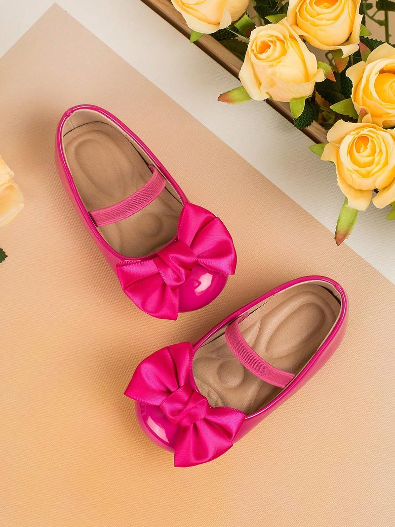 Product Introduction of 1 Pair Cute Bow Design Soft Bottom Non-Slip Flat Baby Walker Shoes, Suitable For Spring, Summer, Autumn, Winter 10
