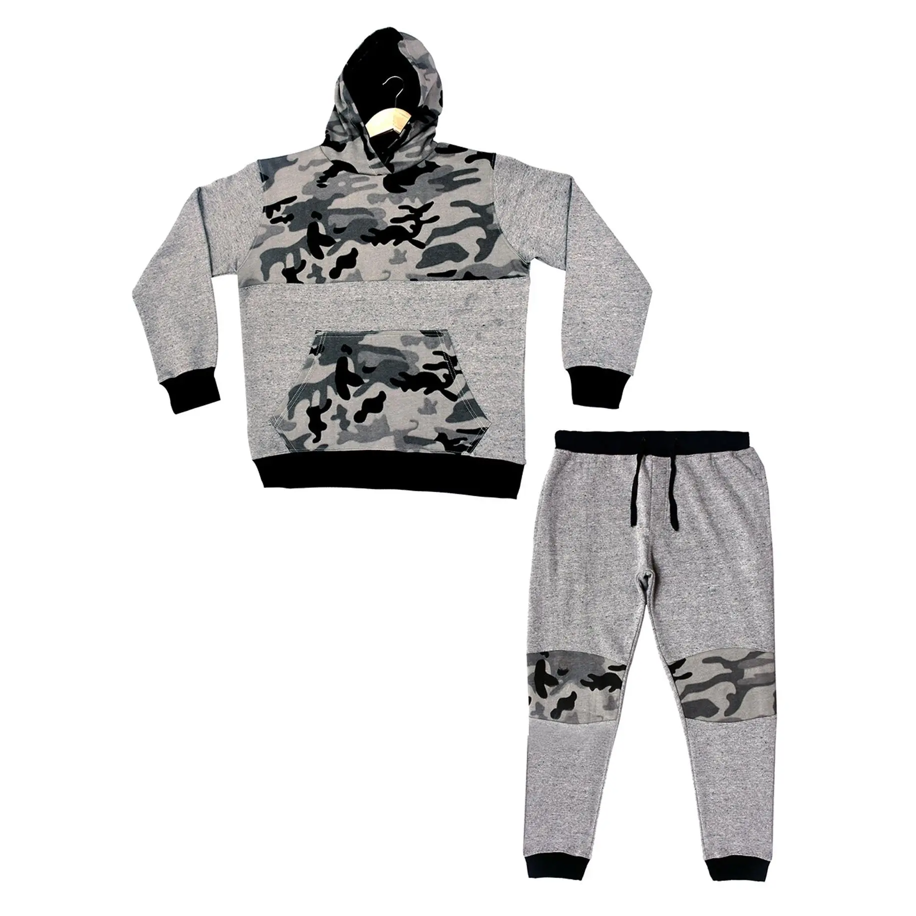 Bahob® Boys 2 Piece Fleece Pull Over Hoodie & Joggers Bottom