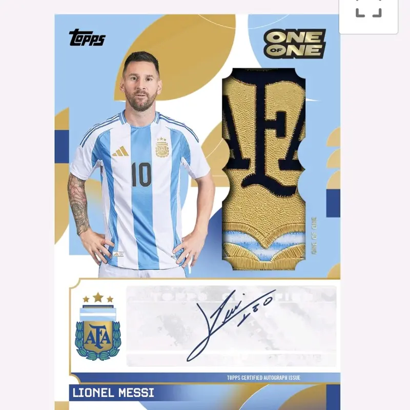 Topps 2024-25 Argentina Team Set Trading Cards 1