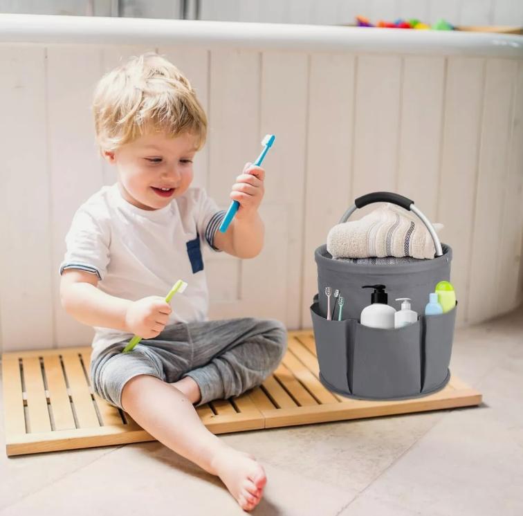 Product Introduction of 17L Multifunctional Cleaning Caddy Garden Tool Bag Cleaning Basket With Handle - Perfect for Home Cleaning 40