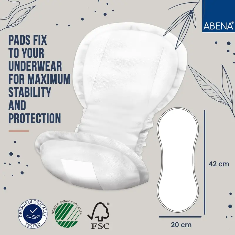 Premium Maternity Pads, Postpartum Essentials, Eco-Labelled Maternity Pads After Birth, Extra Protection, Breathable and Skin Friendly Incontinence Pads Women, Sustainable Maternity Pads - 15PK 5