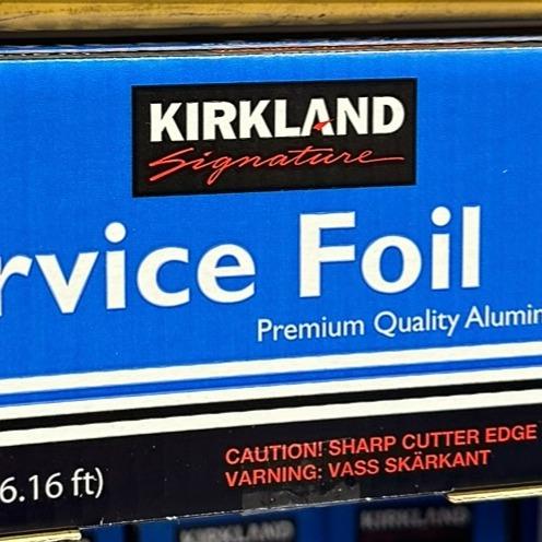 Kirkland Signature Foodservice Foil - Premium Quality Aluminium Foil 30cm x 200 metres Cookware Disposable 2