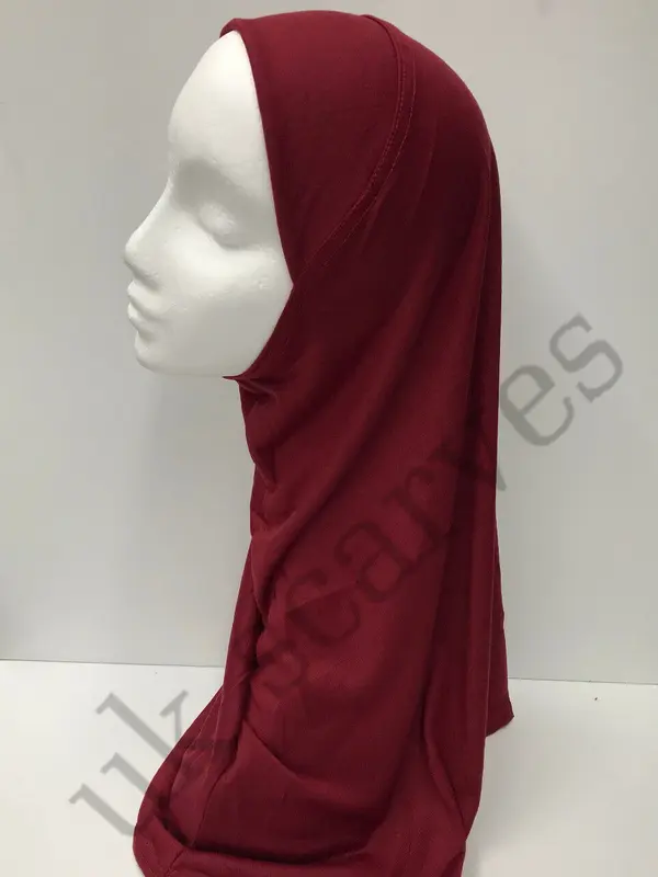 MUSLIM KIDS GIRLS/ADULT HIJAB ISLAMIC HEADSCARF PLAIN SCARF ONE PIECE CHILDREN 6