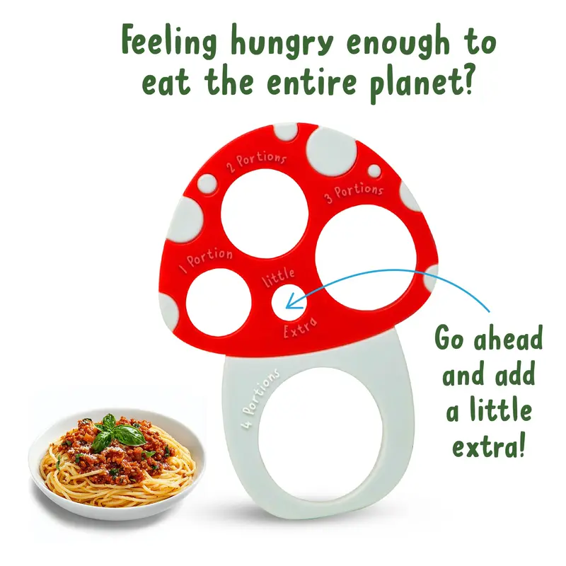 Pasta Measuring Tool - Spaghetti Measuring Tool - Portion Control - Serving Size Measurer - Quirky Mushroom Design - Fun and Unusual Kitchen Gadgets & Accessories - Home Cooking Essentials  Lightweight Utensils Shaped 4