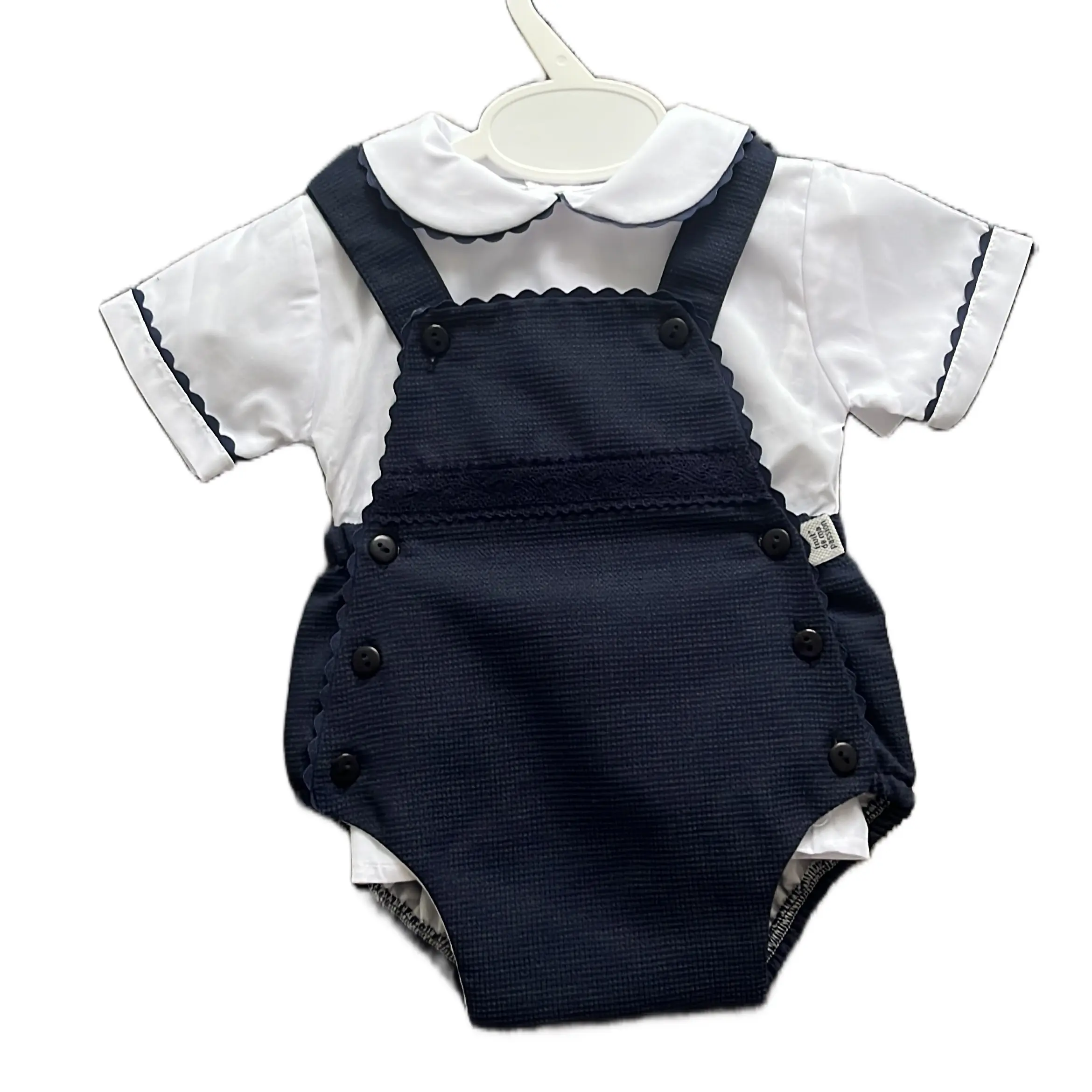 Boys detailed romper 2 with shirt
