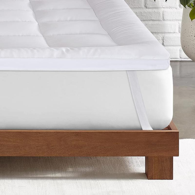 MH Home Hotel Quality Mattress Topper 10cm Deep Thick Breathable Soft Washable Single Double King All Three Sizes 5