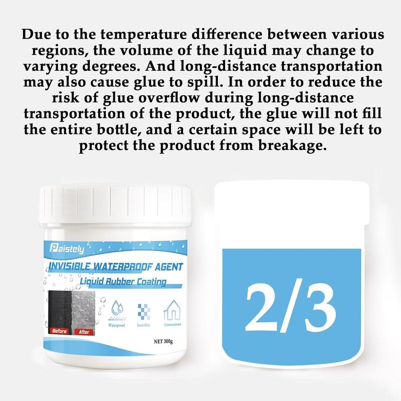 Transparent Waterproof Coating Agent for Indoor and Outdoor Joints, Cracks and Leaks - Super Strong Waterproof Insulation Sealant 3