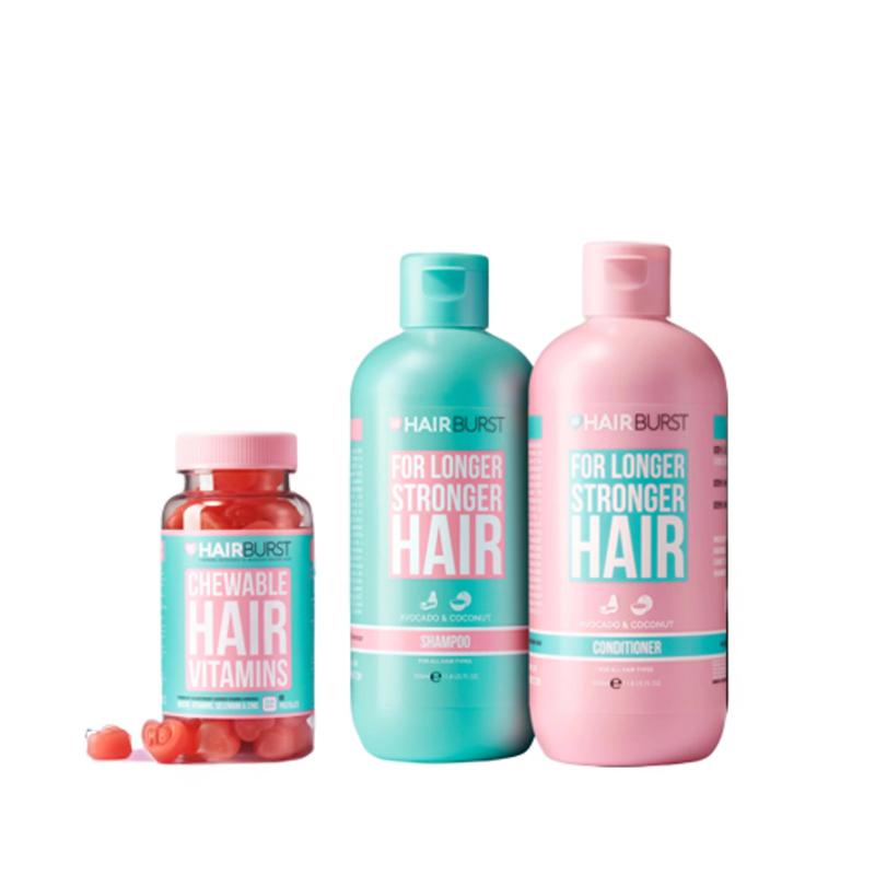 Hairburst Chewable Hair Growth Bundle Conditioner Haircare Vitamins Shampoo