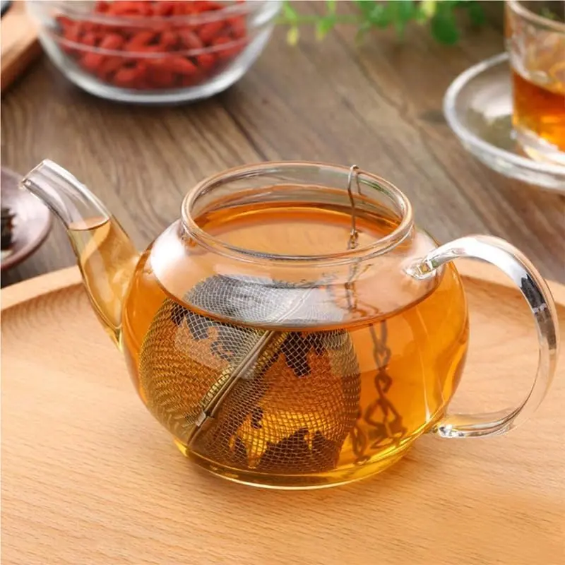 2 Pack Tea Strainer Infuser Ball - Stainless Steel Mesh Spoon for Leaves Herb Filter Fruit Squeeze (2 Tea Balls) 2