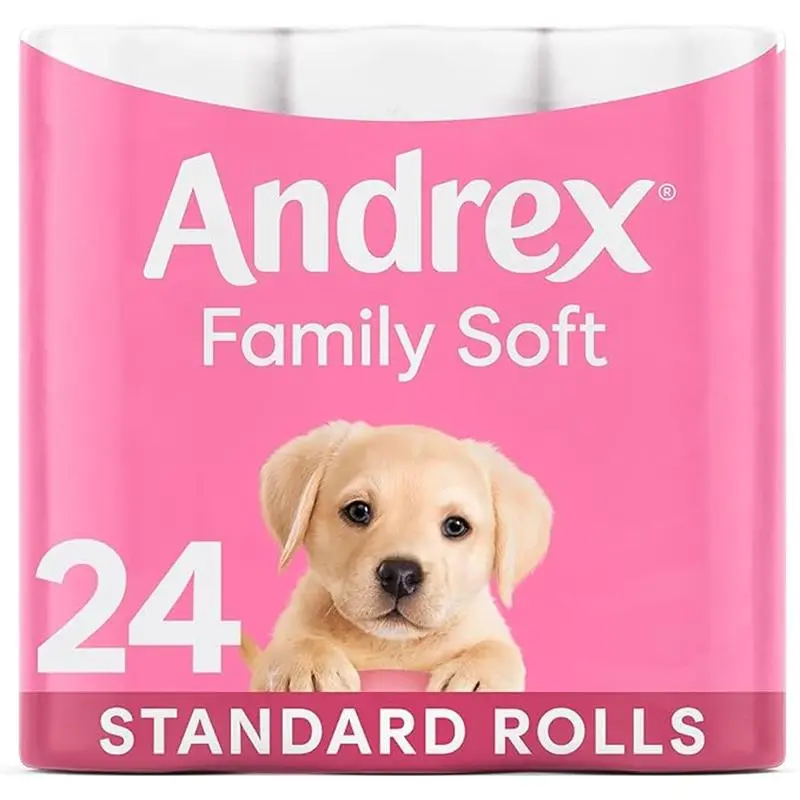 Toilet Tissue 24 Toilet Rolls Family Soft Gentle Clean Toilet Paper Bulk Pack