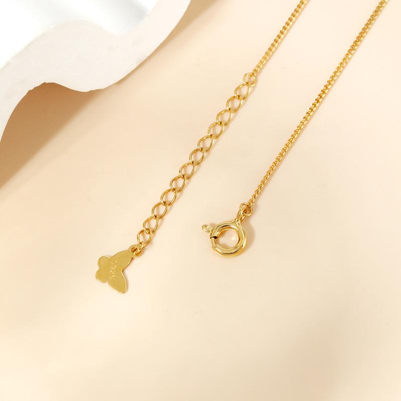 sterling silver golden oval with cross 2