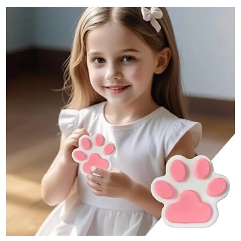 Squeeze Ball Cute Cat Paws Soft Squeeze Toy 5.9 Large Resilient Cat Stress Ball Sensory Balls with Smooth Surface Stress Relief Toy for Kids Adults Gift, Blue fidget obsessed big pop micro animal blind box squishy save fidgets anxiety tools 3