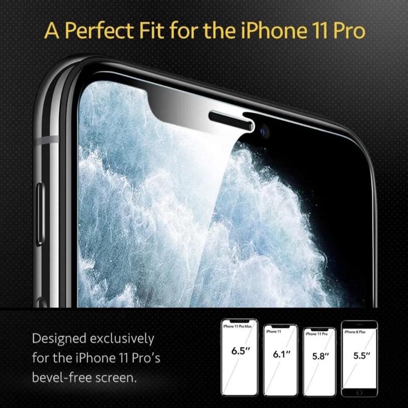 HD Tempered Glass Cellphones Screen Protector Kit, Anti-Scratch Shockproof Smartphone Screen  Protective Film, Phone Protection Accessories for iPhone 11 12 13 14 15 Pro Max iPhone 15 14 Plus Devices, Decalsc 5