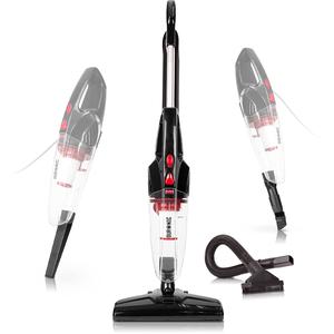 Duronic Upright Vacuum Cleaner VC8 BK Lightweight Handheld Portable Corded Stick Vac Cleaners Hand Held Floor Carpet Upholstery Cleaner with HEPA Filter for Cleaning Dust, Hair in Home & Car