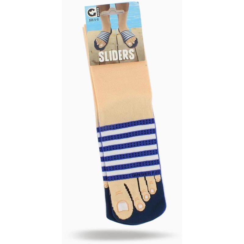 Blue Slider Design Men's Socks 0