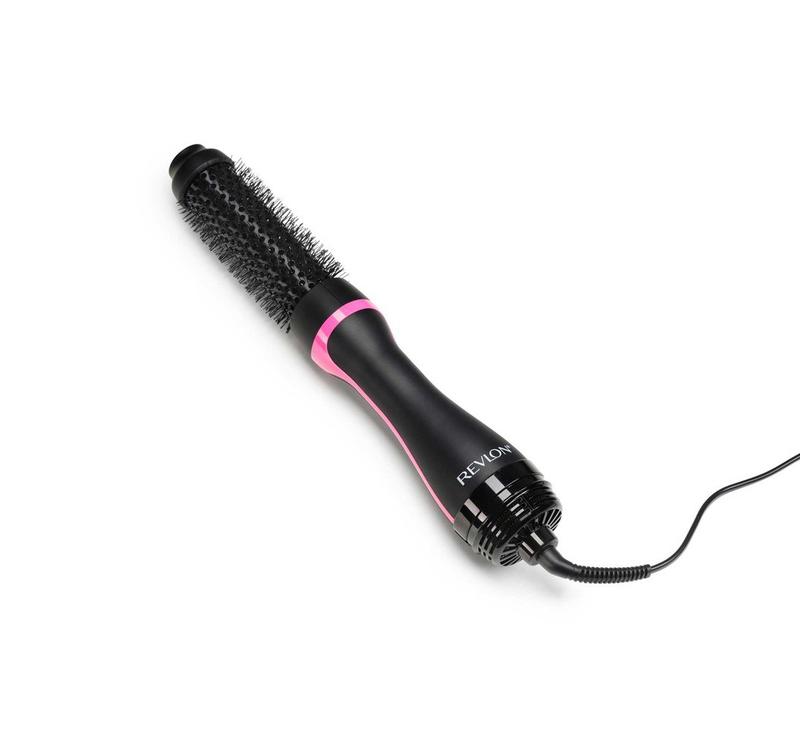 Revlon Round Brush Dryer and Hair Styler with 820W Airflow Dryer Motor and Ceramic-Coated Barrel - One Step Root Booster - For Volume, Flips, Waves and Soft Curls - Ionic Technology for Reduced Frizz and Static 7