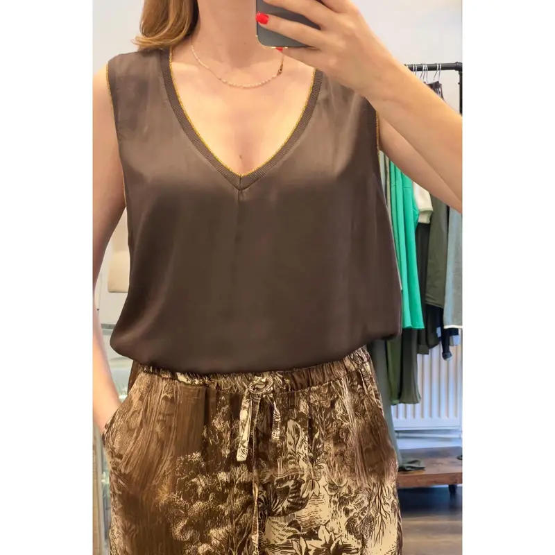 Satin Vest Top 2