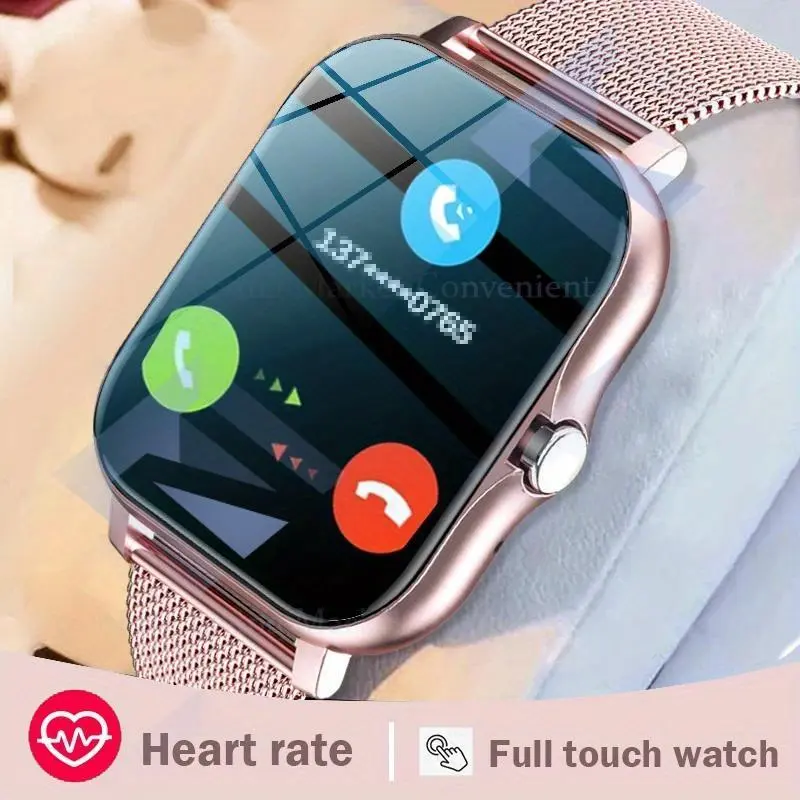 Men's & Women's Smart Watch: Track Calories, Heart Rate, Sleep, Blood Pressure & More! Compatible With Android & IOS. Devices Wearable Smartphone( non-watertight)