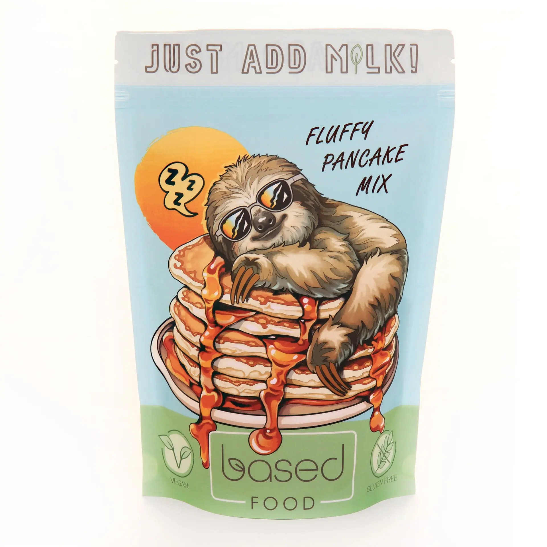 Fluffy Pancake Mix for Perfectly Soft and Fluffy Pancakes | vegan | Gluten Free - Baking top 14 Allergen Free. Bake with PLANT Milk
