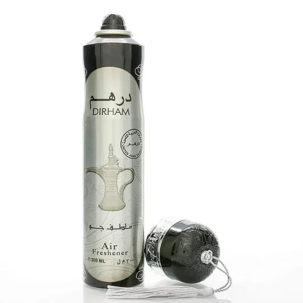 Viral Dubai Air Freshener Dirham Silver 300ml Multipack Combo Deal  - Fresh Floral Fragrance for Home and Car Ard Al Zaafaran - Scented, Household Lemon Oud Bottle Lavender Rose Cardamom Fruits Tropical Light Aroma Perfume 1