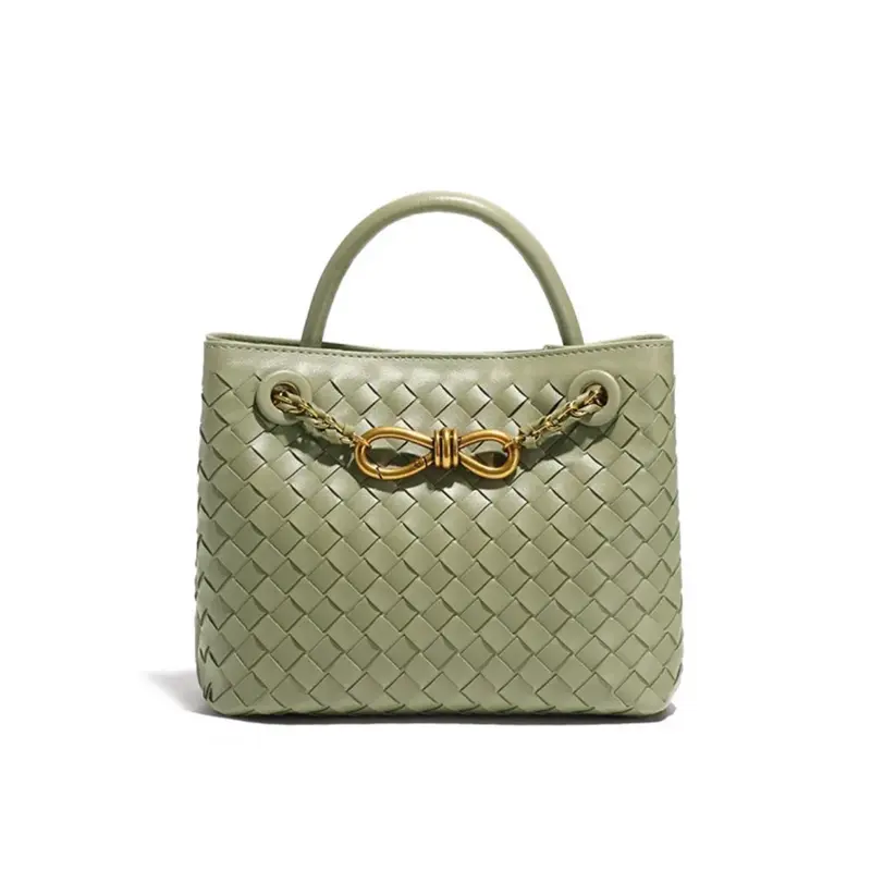Siena Woven Handbag by Aura Studio - Sage Green
