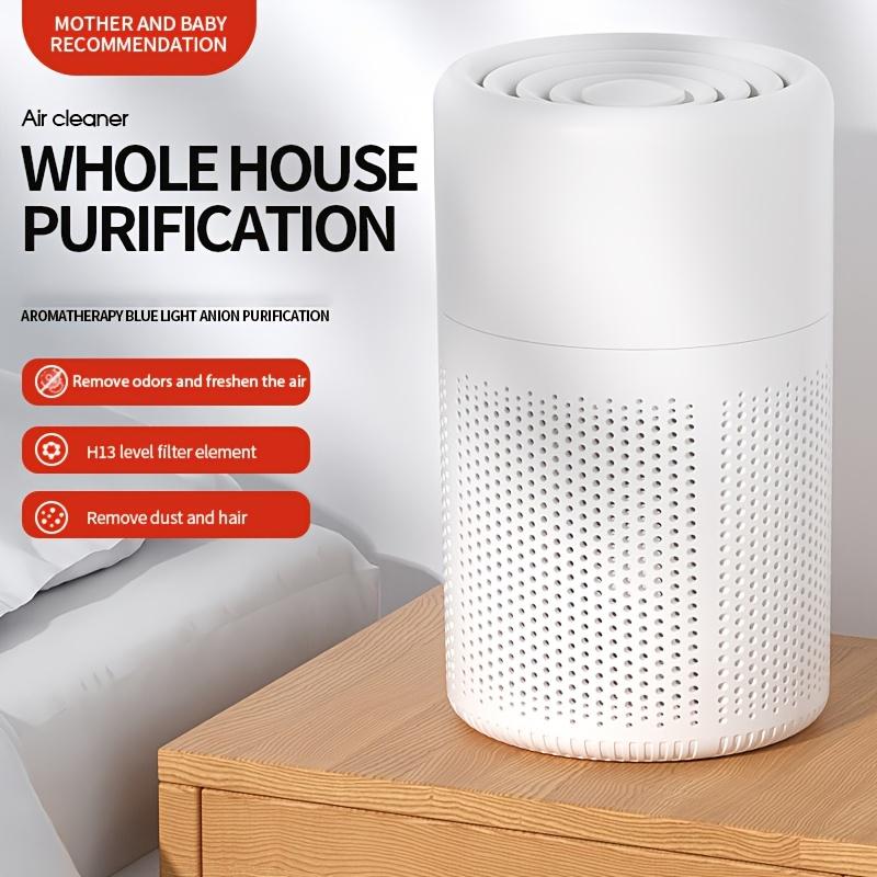 HEPA Air Purifier for Home with Scented Sponge, Deodorizing for Office Living Room Bedrooms, for Smokers, Odor, Dust, Pollen, Pet Dander, Car Air Fresheners for Bedroom Office Halloween Christmas Independence Day Gift 2