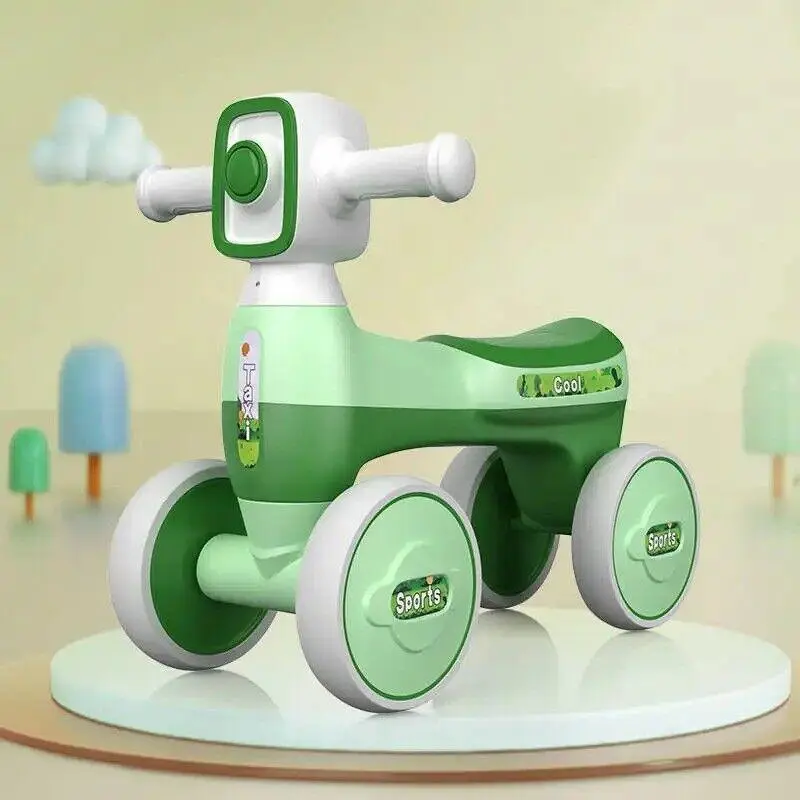 Baby sliding Balance Bike Toddler First Bike No Pedal Infant Baby Walker Riding with Music. 4