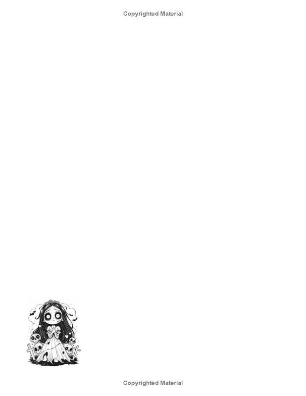 Spooky Valentines Coloring Book: Creepy Cute Coloring Page for Adults Featuring Adorable and Spooky Characters, Perfect for Relaxation and Creative Fun 2