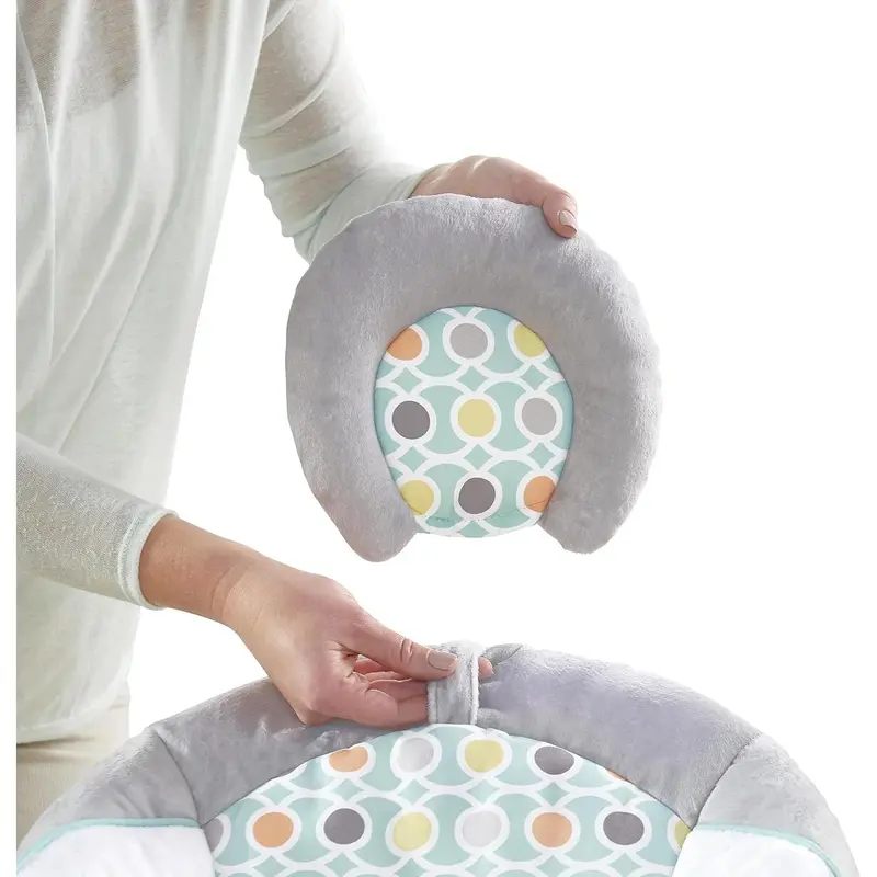 Soothing Baby Bouncer Chair with Soothing Vibrating Infant Seat, Morrison - 8 Melodies, Removable Toy Bar with 2 Plush Toys, Volume Control, 3-Point Harness, Newborn 0-6 Months 4