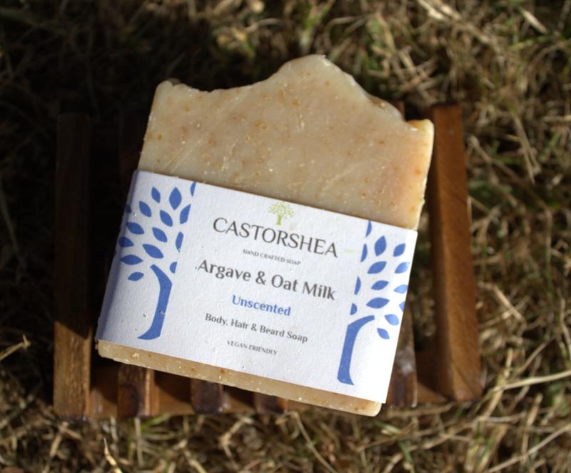 Castorshea Vegan friendly Oat Milk & Honey Soap Bar Body Care Body Wash 3