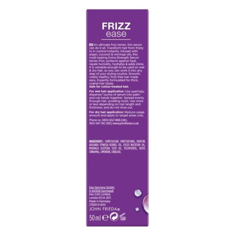 Product Introduction of John Frieda Frizz Ease All-in-1 Extra Strength Serum 50ml for Thick Coarse Hair 4