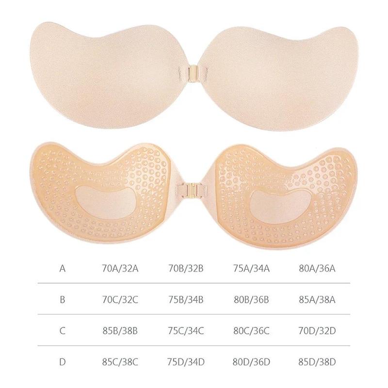 Product Introduction of Invisible Strapless Adhesive Stick Bra Strapless Push Up Bras Women Lingerie Seamless Silicone Nipple Covers Bralette Underwear 6