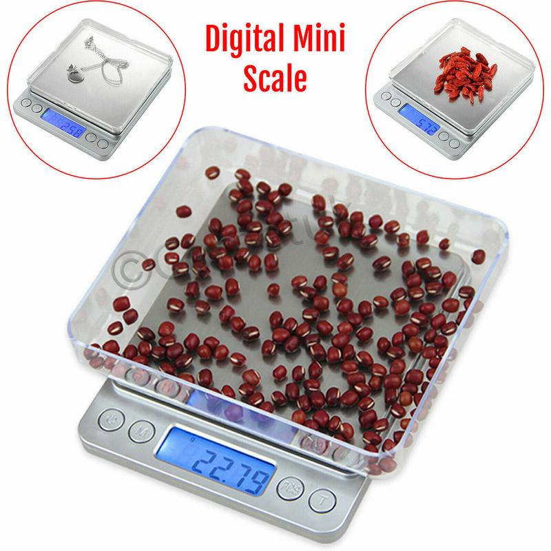 0.01g-500g Digital Electronic Kitchen Mini LCD Pocket Food Weight Scales 4