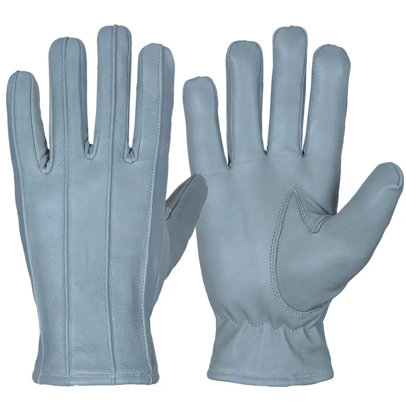 Mens Leather Gloves soft feel fully lined fleece winter warm outdoor walking new 6