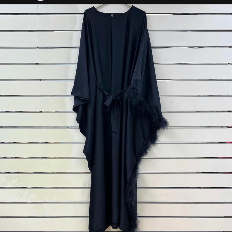 Feather sleeve kaftan 2