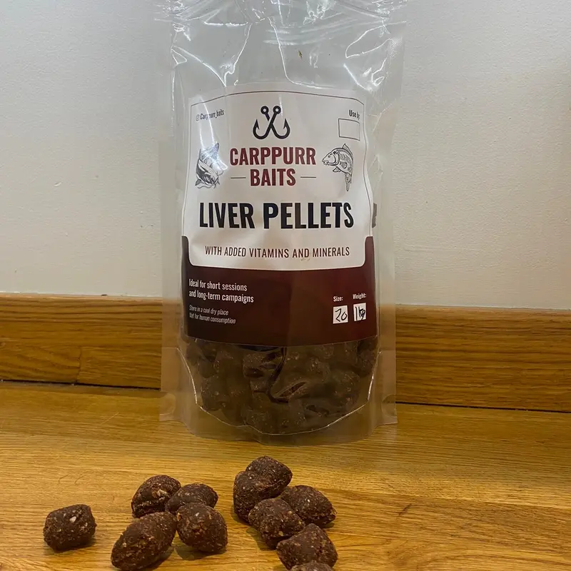 Carppurr Baits Liver Pellets 14mm-16mm-20mm-1kg- carp- wels catfish Fishing bait 3