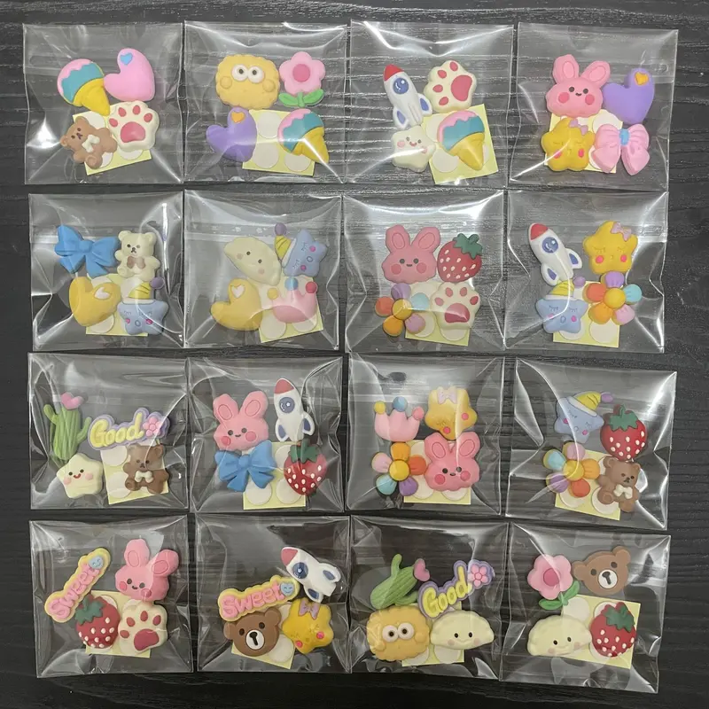 (Giveaway) 3D sticker DIY mobile phone sticker thermos cup cup sticker Plastic cup sticker 3D doll resin fastening 1