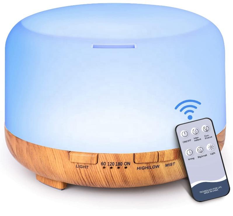 XMAS GIFT 500ml Oil Diffuser HUMIDIFIER - 4 in 1 Aromatherapy, Humidifier, Night Light 3