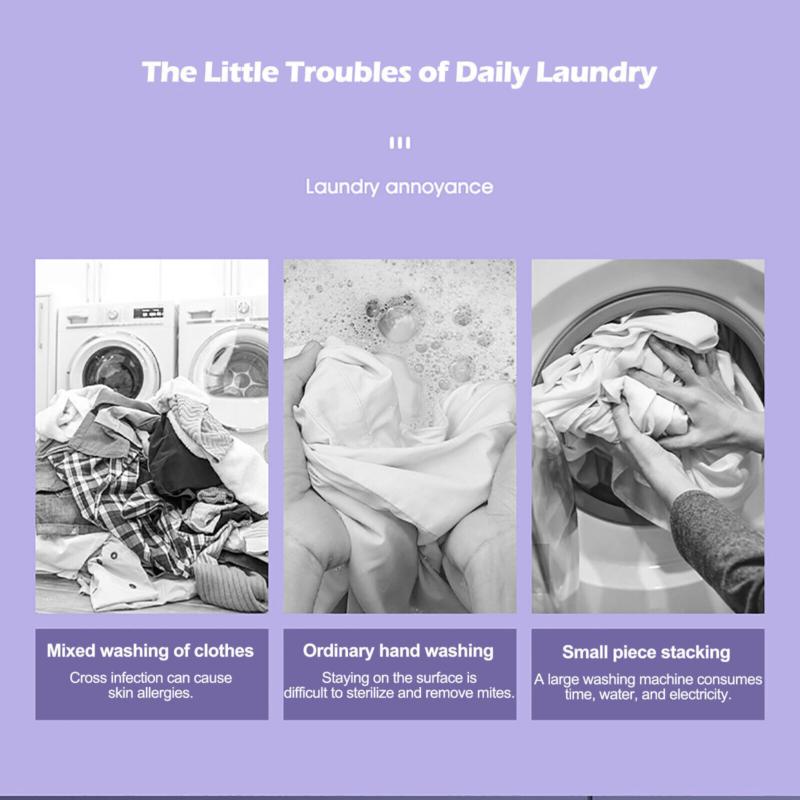8L Portable Washing Machine Mini Washer Foldable Washer and Spin Dryer Travel UK 3