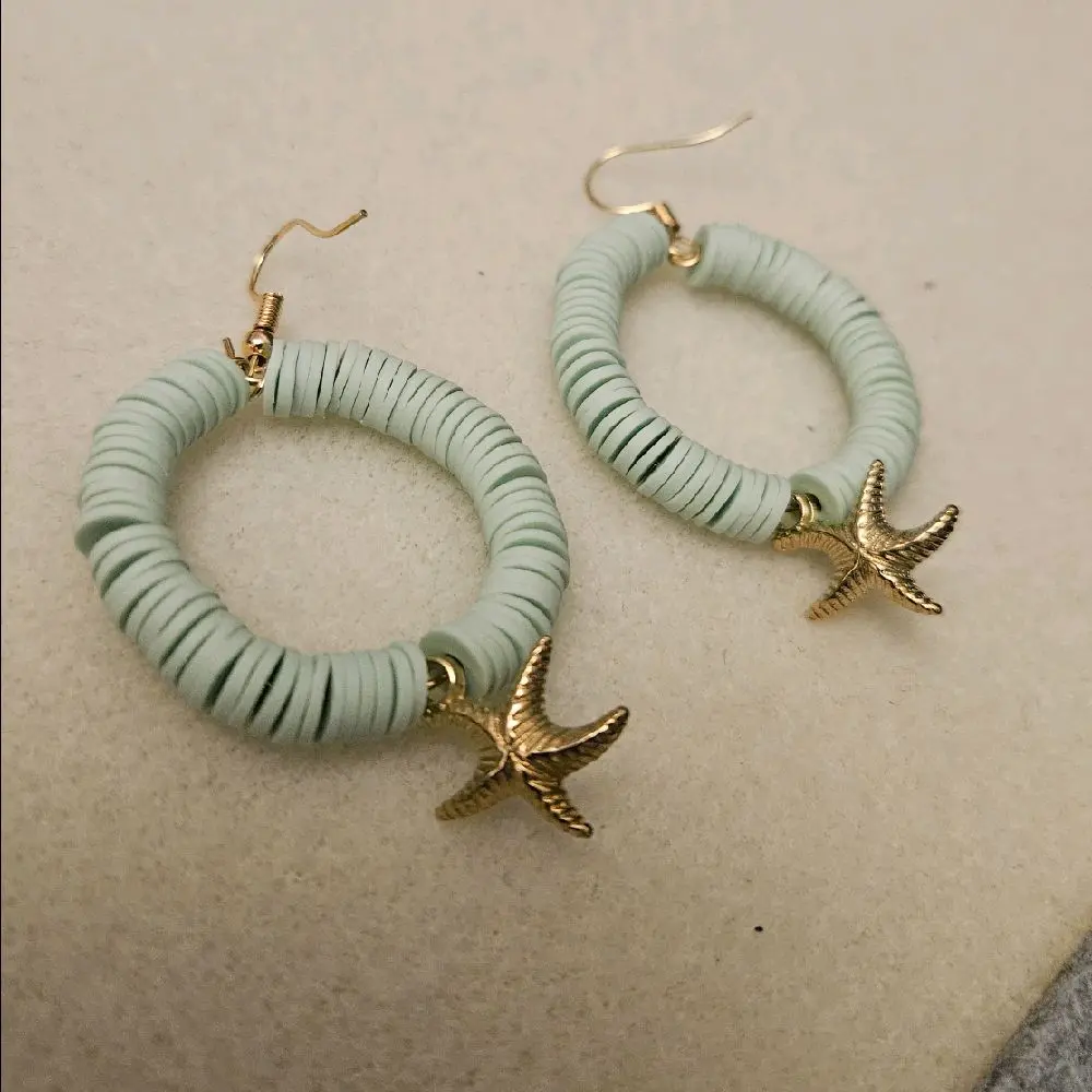 Handmade Clay Bead Earrings for Women - Perfect for Any Occasion