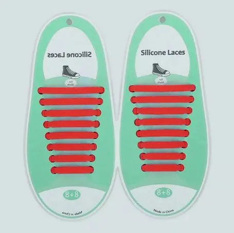 Comfortable Elastic Silicone Shoelaces for Kids and Adults - No Tie Lazy Trainers - Footwear 8