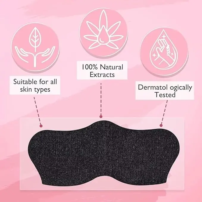 AUSLKA Deep Cleansing Blackhead Remover Strips,70 Count,Nose Strips Blackhead,Charcoal Strips For Blackheads 3