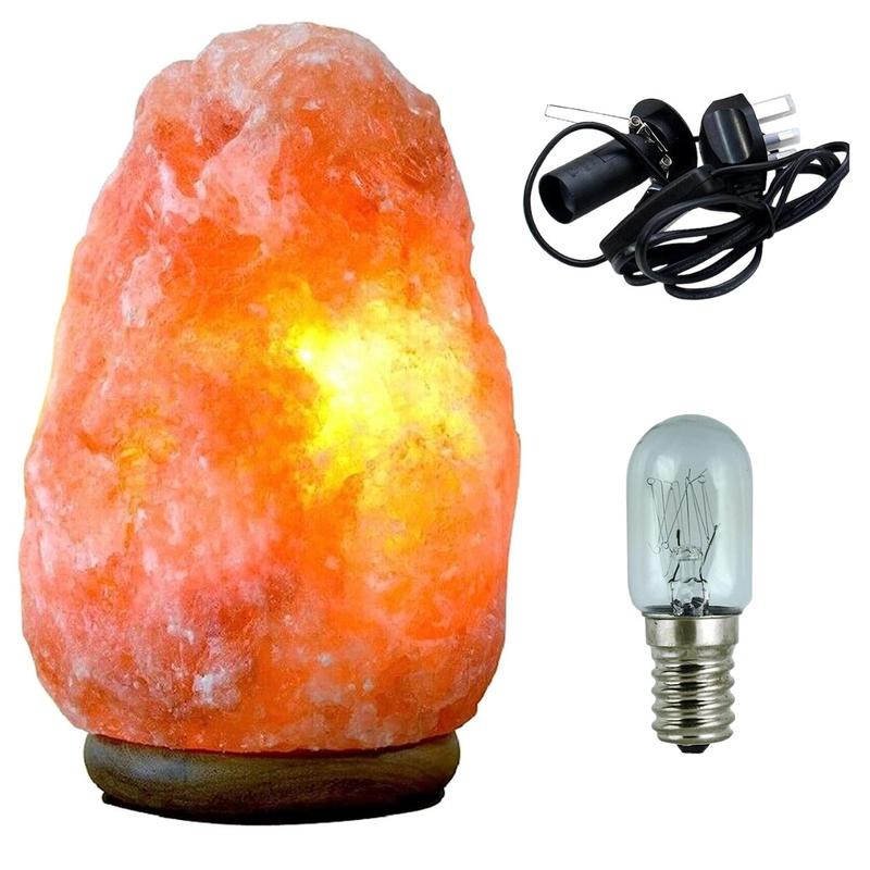 Himalayan Crystal Rock Salt Lamp, 1-2 KG 2-3 KG 3-5 KG Salt Lamps Healing, XMAS Gifts 0