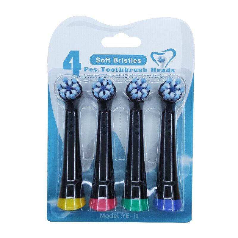 Product Introduction of Electric Toothbrush Heads Clean for Oral B Io 3/4/5/6/7/8/9/10 Series Braun UK Cleansing Black 7