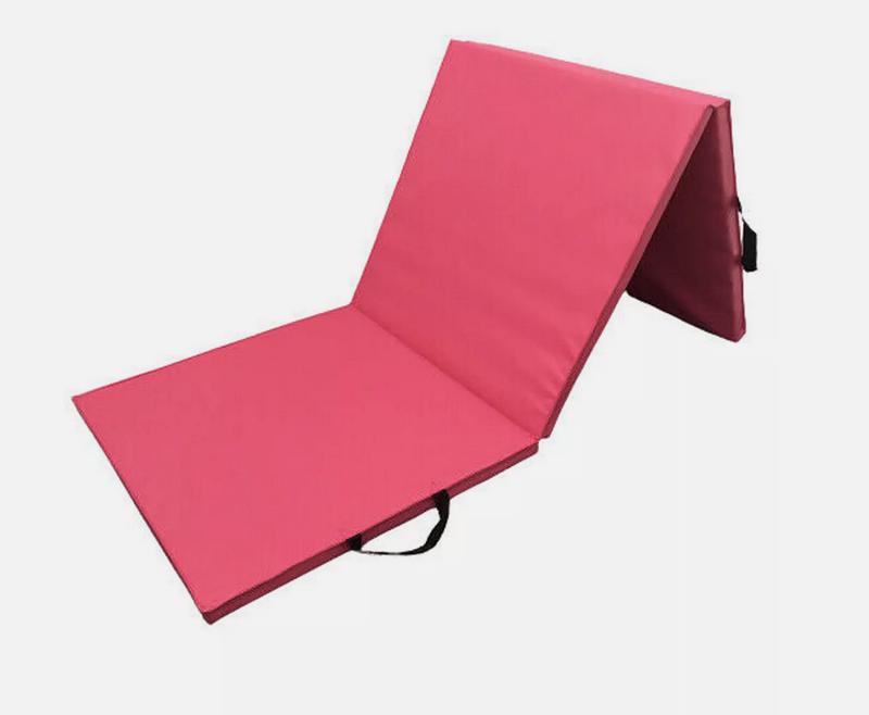 FXR SPORTS Tri - Folding Gymnastic Exercise Fitness Mat Gym Fold Mats 5