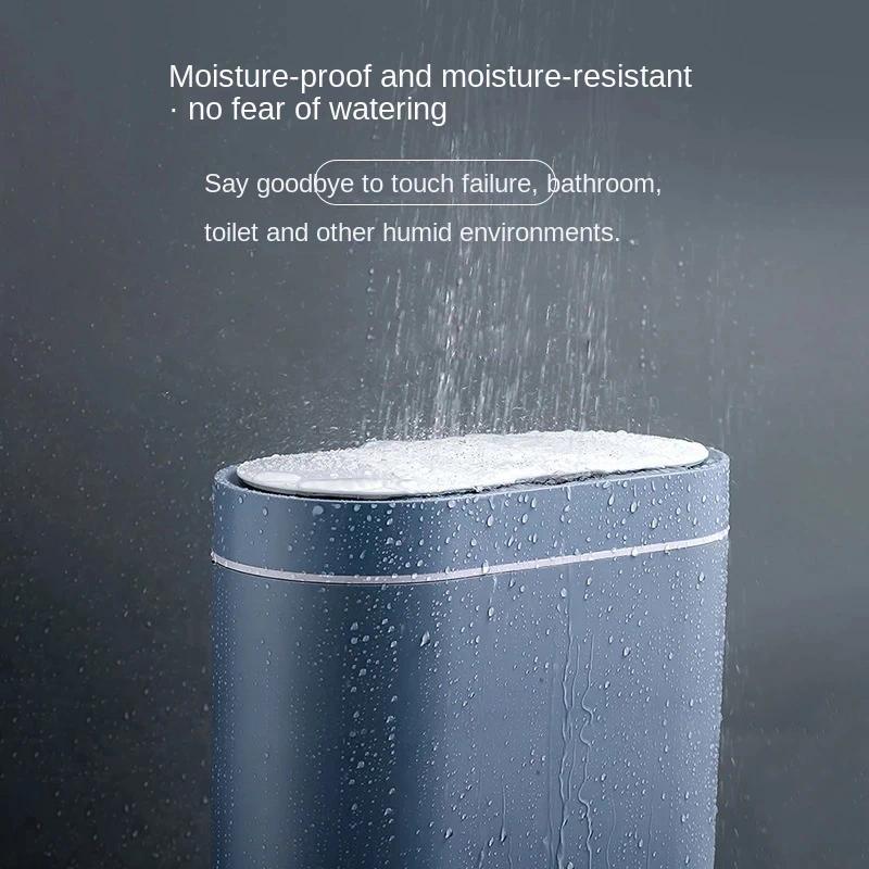 Product Introduction of 7L Trash Can Smart Sensor Trash Can Automatic Household Electronic Kitchen Trash Bin Toilet Waterproof Narrow Seam Sensor Bin 38