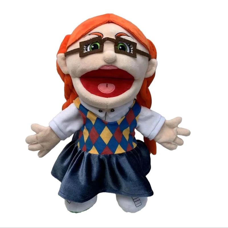 Jeffy Mum / Dad / Penelope Variations Soft Hand Puppet for Imaginative Play - Stuffed Toy 1