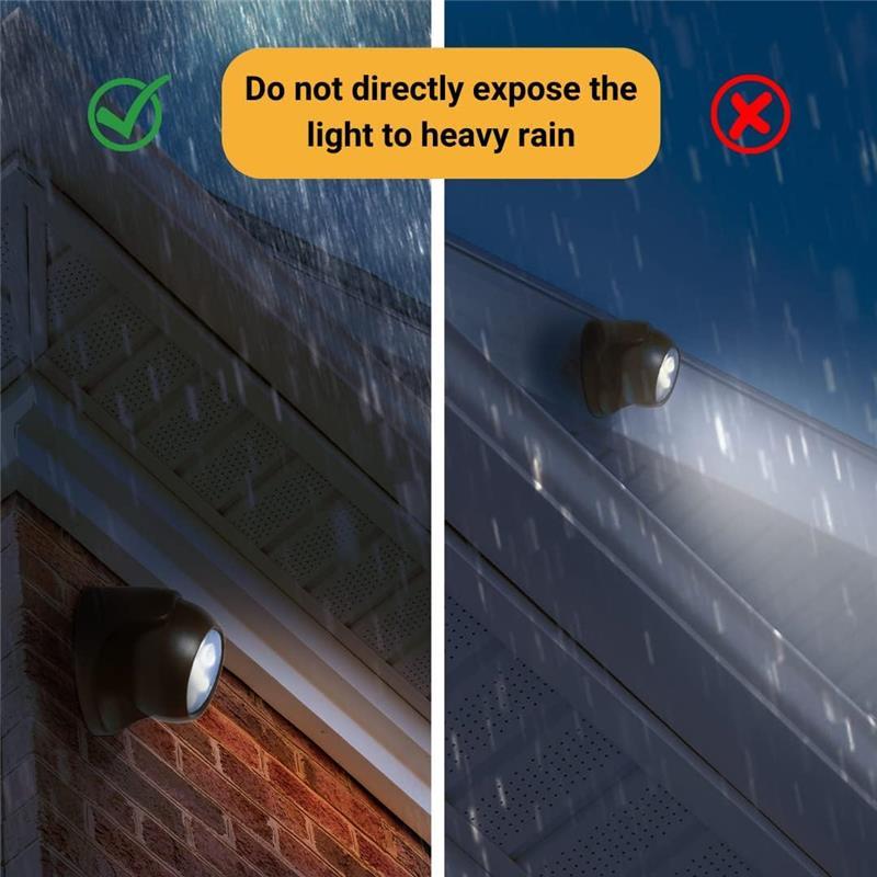 Proxinova LED Security Lights Motion Sensor PIR, Bright LED Floodlight 150 Lumens, Wireless Motion Sensor Lights Outdoor, Outdoor Lights Battery Powered, Battery Powered Outdoor Lights, 360° Rotation 5